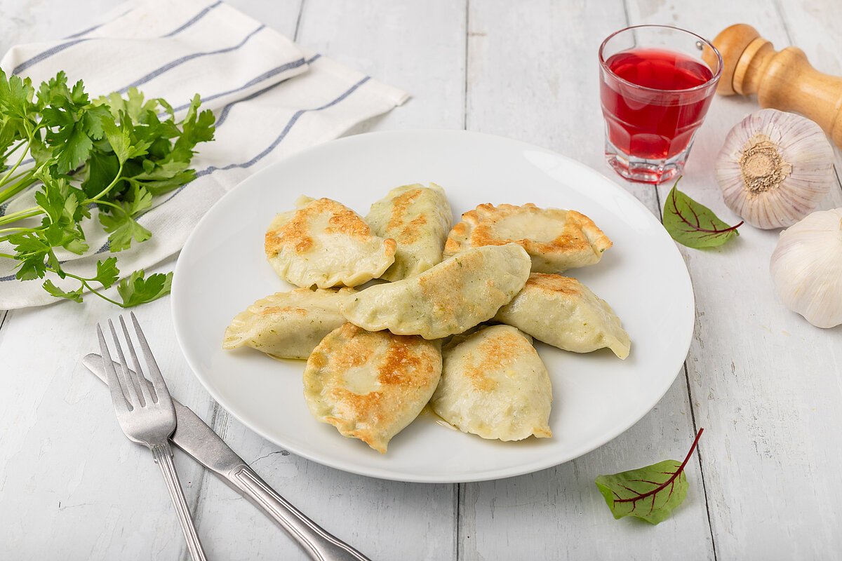 Pirogi ze szpinakiem